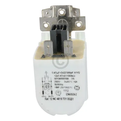 Produktbild von Europart Entstörschutz wie 481010807672 0,68µF Waschmaschine Trockner