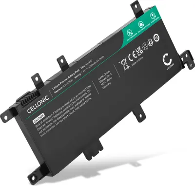 Immagine prodotto di CELLONIC 1x Batteria per PC portatile Compatibile con ASUS Vivobook X542U, Vivobook R542U, Vivobook R542UR, C21N1634 – (4700mAh, 7.4V)