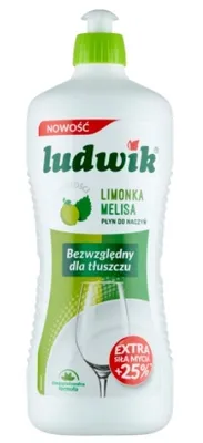 Zdjęcie produktu dla Ludwik Płyn Do Naczyń 900G Limonka Melisa