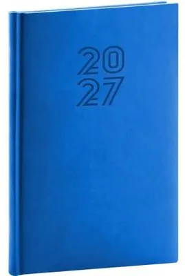 Produktbild von NOTIQUE Wochenplaner, Format Aprint 2027, blau, 15 x 21 cm