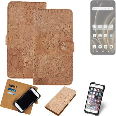Produktbild von K-S-Trade Hülle kompatibel mit FreeYond F9S  Kork Handyhülle Cover  Schutzhülle TPU Case Bumper in Hellbraun, (1x)