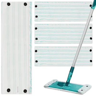 Mikrofasermopp Bezug 42x13,5 cm Weiß