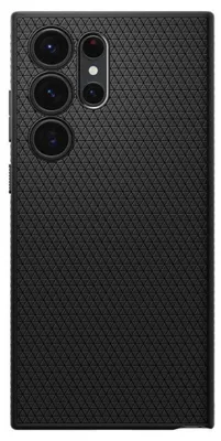 Produktbild von Spigen Samsung Galaxy S23 Ultra Liquid Air Hülle - Mattschwarz
