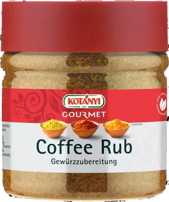 Produktbild von Kotanyi Coffee Rub Gewürzzubereitung mit Kaffee und Paprika 210g