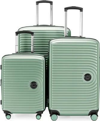 Produktbild von HAUPTSTADTKOFFER - Mitte - Koffer-Set 3 Trolley Hartschale, TSA, XXL Erweiterung, 4 Rollen (S, M & L),Mint