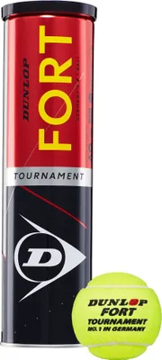 Produktbild von DUNLOP FORT TOURNAMENT 4ER gelb -