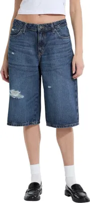 Produktbild von Guess Jeans Baggy Kurze Jeans Blau 28 Damen Blau 28