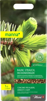 Produktbild von Manna Baum-Strauch-Heckendünger 1 kg für ca. 10 m²