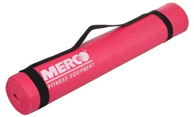 Image de Merco Yoga PVC 4 Tapis d'exercice Rose 40941
