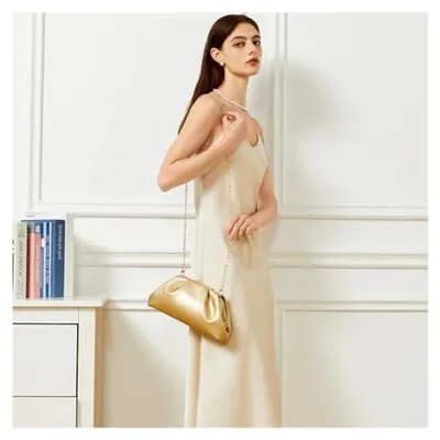 Produktbild von Stilvolle Clutch aus veganem Leder für Damen, schick und weich, Abendtasche, Handtasche