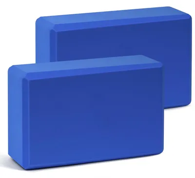 Imagen del producto de Juego de bloques para yoga, 2 unidades, antideslizantes, ligeros, de espuma EVA, para yoga y pilates