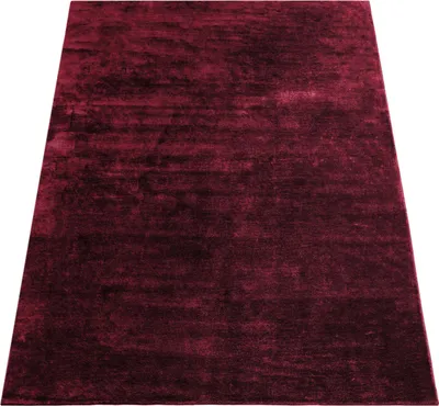 Produktbild von Waschbarer Teppich Wohnzimmer Kurzflor Einfarbiger Moderner Stil Weich Rot Grösse 200x280 cm