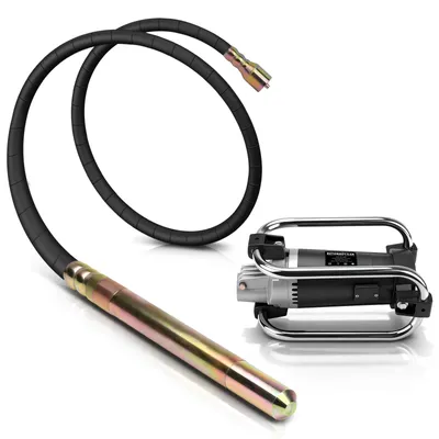 Produktbild von Betonrüttler 3200W 6800U/min Leistungsstarker Motor, 4M Ø35mm Elektrischer Flaschenrüttler, Handloser Rüttelflasche, Isoliertes Aluminiumgehäuse