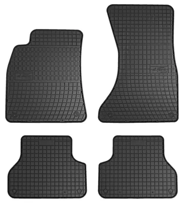 Produktbild von Gummi-Fußmatten für Audi A5 F53 2016- (Coupé) – 4-tlg, Schwarz, passgenau – Wielganizator SolidPRO
