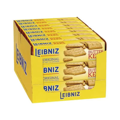 Image de Bahlsen Leibniz Biscuits au beurre avec 52 dents 200g 24pcs