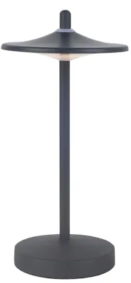Immagine prodotto di MÜLLER-LICHT Lampada da tavolo ricaricabile a LED 27700200, dimmerabile, 3000K, bianco caldo, nero
