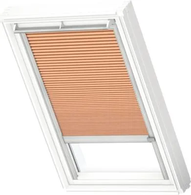 Obrázek produktu pro Plisé roleta na střešní okno VELUX na solární pohonM06 1049K oranžová