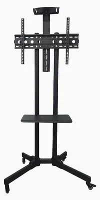 Produktbild von TV Wagen - Mobiler TV Standfuß - Für Bildschirme 66–165 cm - Rollbarer Monitorständer mit Rädern - Tragkraft 100 kg