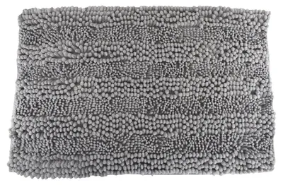Produktbild von Badteppich mit rutschhemmender Rückseite Badmatte Chenille 50x80 cm