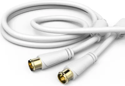 Produktbild von Hama SAT-Anschlusskabel Quick-F, vergoldet, 100dB, 1,5m