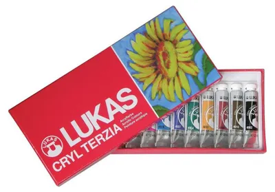 Produktbild von Acrylfarben-Set LUKAS Terzia 12 x 12 ml