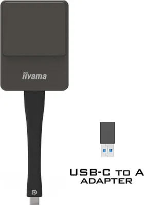 Produktbild von iiyama WP D002C, 4K Ultra HD, 3840 x 2160 Pixel, 480p, 576p, 720p, 1080p, 60 fps, Connects with EShare app version 7.3 and higher., USB