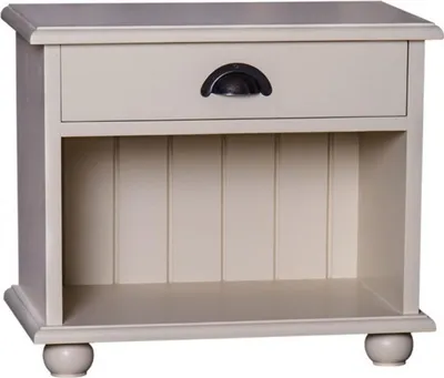 Produktbild von Casa Padrino Landhaus Stil Nacht Schrank Kommode mit 1 Schublade - Jugendstil Shabby Chic Möbel - Massivholz Nachtschränkchen