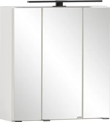 Produktbild von Spiegelschrank >Lyon< in weiß - 60x64x20cm (BxHxT)