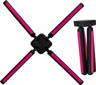 Produktbild von TOPFUNTERSETZER faltbar 22cm Silikon hitzebeständig Pfannenuntersetzer Tischuntersetzer Topfgitter Pfannengitter Untersetzer Topf 71 (Pink)