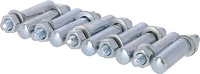 Image de Fix-Nippel Cales de manivelle 9,5 mm zinc plat court