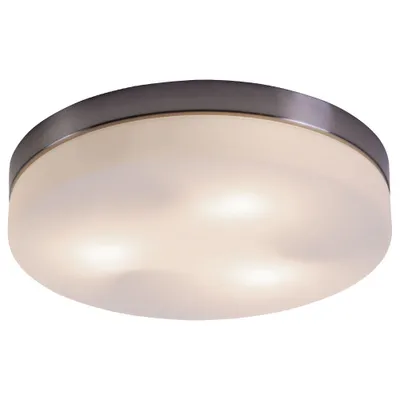 Produktbild von LED Deckenleuchte, Glas opal, nickel-matt, D 30 cm