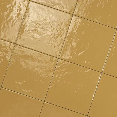 Produktbild von Fliese Fiji Seffarbe Gelb Glänzend | 15 x 15 cm | 0.54 m²/s