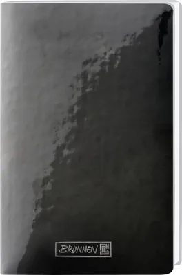 Produktbild von Brunnen Notizbuch Premium Flexibook „Lack“ A5 punktiert sw