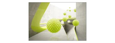 Obrázek produktu pro Muralo fototapeta 3D efekt 270 (š) x 180 (v) cm netkaná tapeta sféry abstrakce 3D optika obývací pokoj ložnice moderní nástěnná malba