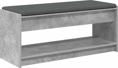 Obrázek produktu pro vidaXL, betonová šedá barva, rozměry 103 x 38 x 45 cm