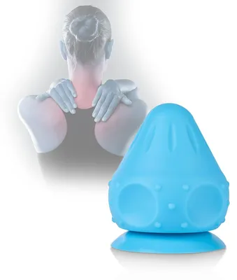 Produktbild von Massageball Triggerpoint Faszienball - Silikon - Mit Saugnapf für Füße, Hände, Rücken und Beine