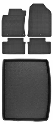 Obrázok produktu pre Gumové autokoberce SolidTread + vaňa kufra pre: Kia Ceed III 2018- hatchback 5 ks