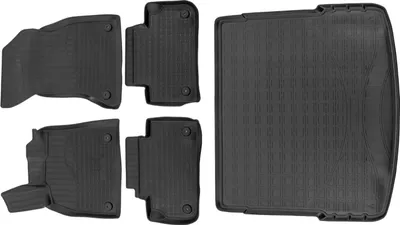 Image de 3D Tapis en caoutchouc pour Audi Q5 2017-2023 et bac de coffre NORM