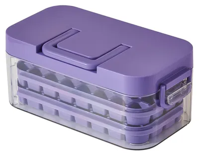 Image de Boîte à glaçons avec couvercle et 64 compartiments