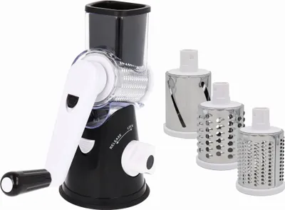 Produktbild von BRUNBESTE 3-in-1 Trommelreibe – Für Gemüse, Käse und Nüsse