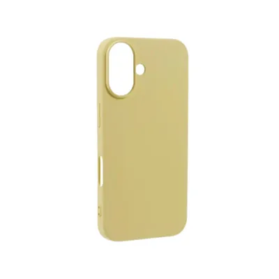 Produktbild von Handyhülle Silikon Schutz gelb passend für iPhone 16 Robust Fullcover