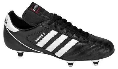 Produktbild von Adidas - Herren Fußball-Stiefel "Kaiser 5 Cup", Vollnarbenleder PP168 (39,5 EU) (Schwarz/Weiß/Rot)