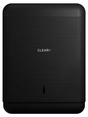 Produktbild von CLEAR+ ECOBLACK Papierhandtuchspender Schwarz für V- und Z-Falz