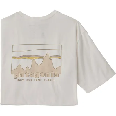Produktbild von Patagonia Herren T-Shirt 73 Skyline Organic, Größe:XXL, Farben:birch white