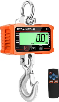Obrázek produktu pro Digitální LCD displej, 1000 kg, jeřábová váha, přenosná, elektronická, pro náročné použití, hákový jeřáb, průmyslová váha s funkcí převodu na 3 jednotky