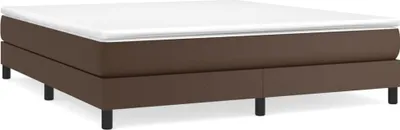 Produktbild von Boxspringbettgestell Braun 180x200 cm Kunstleder