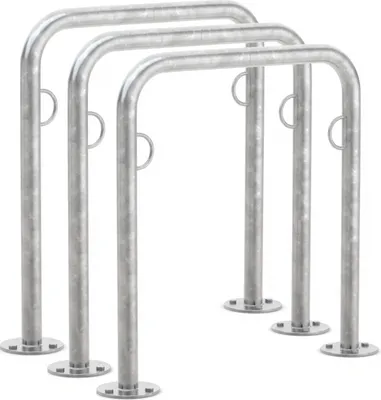 Produktbild von Fahrrad Anlehnbügel Trust 11 | Aufdübeln | B750mm | 3 Stk