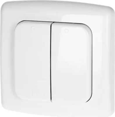 Zdjęcie produktu dla Podwójny przełącznik natynkowy ORNO Smart Home (OR-SH-1751)