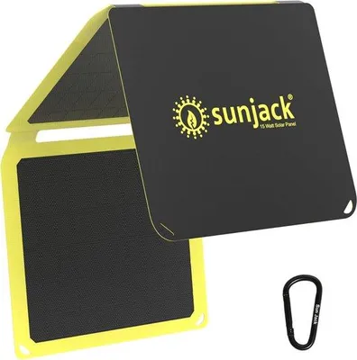 Productafbeelding van Famanu draagbaar zonnepaneel 15W met USB-aansluiting - ideaal voor outdooractiviteiten