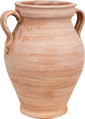Produktbild von Topf terracotta 38x33x45 cm, Vase aus ton, Vasen deko